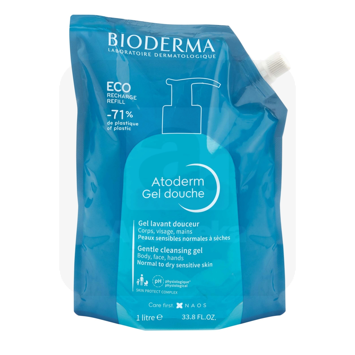 BIODERMA ATODERM DUSHIGEEL TÄITEPAKEND 1000ML - Tootepilt