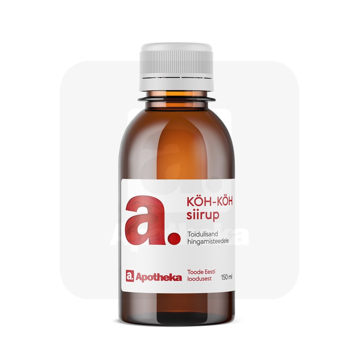 A. KÖH-KÖH SIIRUP LOODUSLIK 150ML - Tootepilt 1