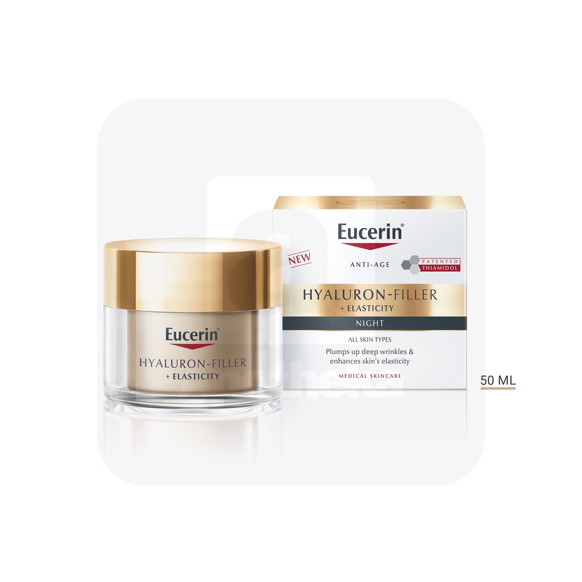 EUCERIN HYALURON FILLER+ELASTICITY ÖÖKREEM 50ML - Tootepilt