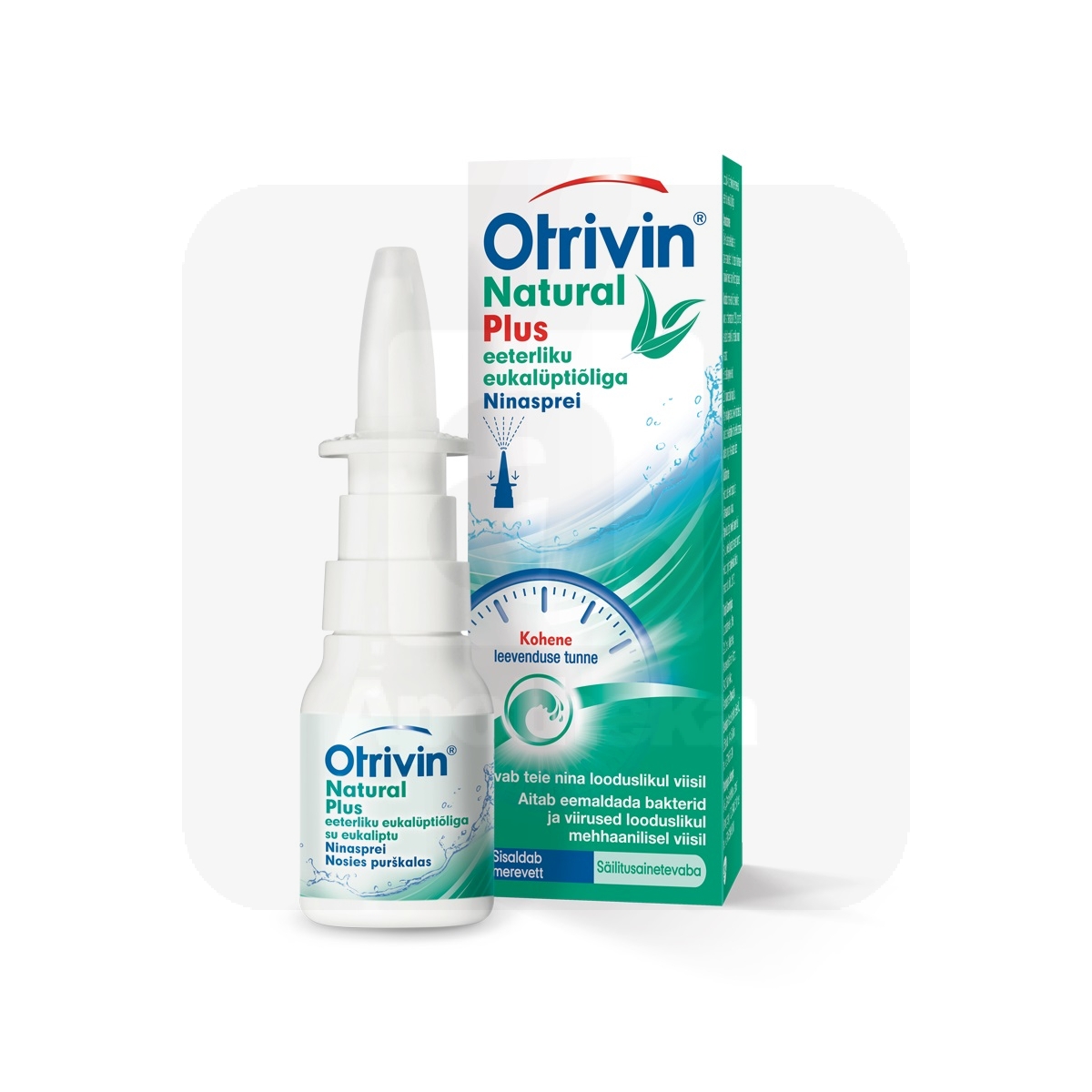 OTRIVIN NATURAL PLUS NINASPREI 20ML - Tootepilt