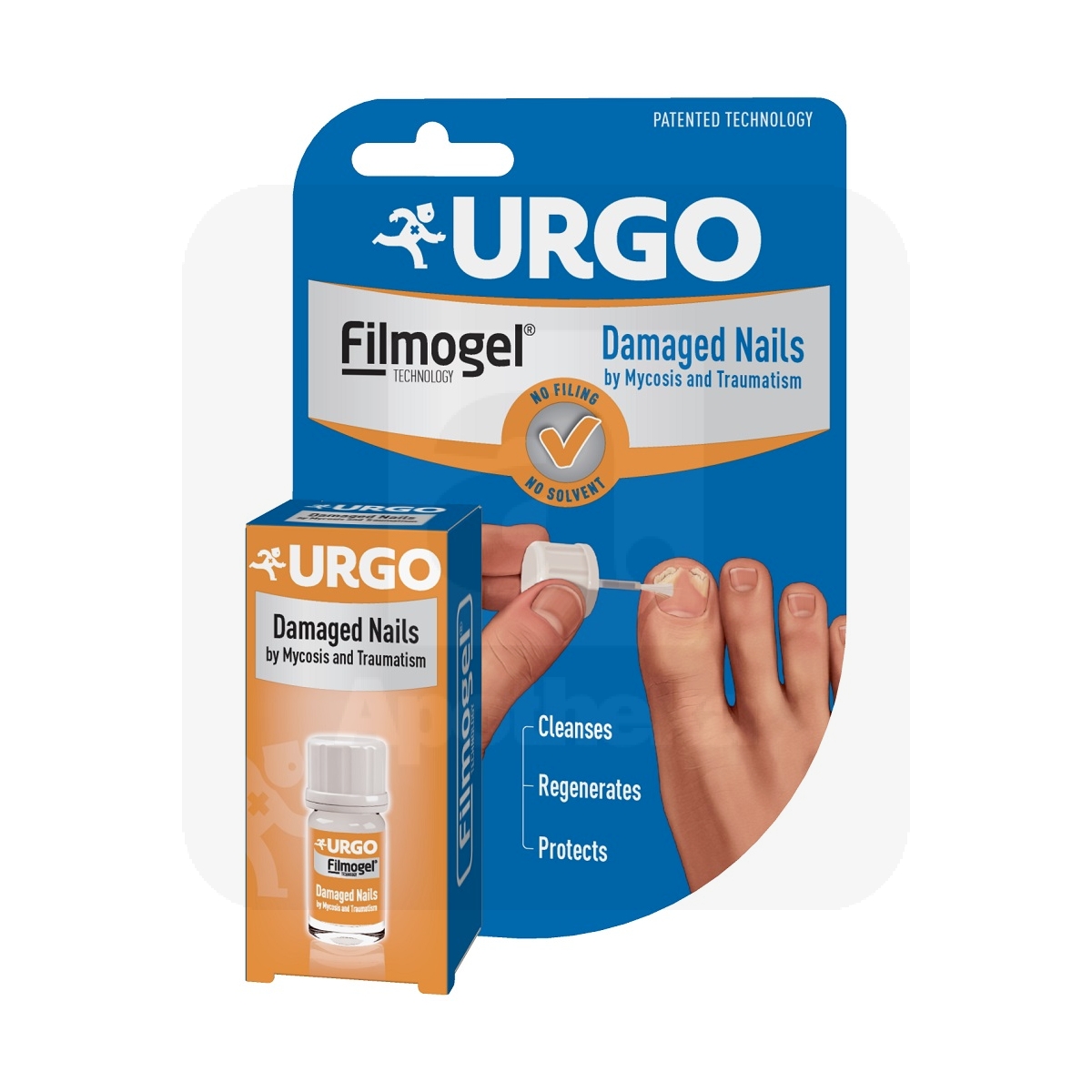 URGO DAMAGED NAILS KAHJUSTATUD KÜÜNTELE 3,3ML - Tootepilt