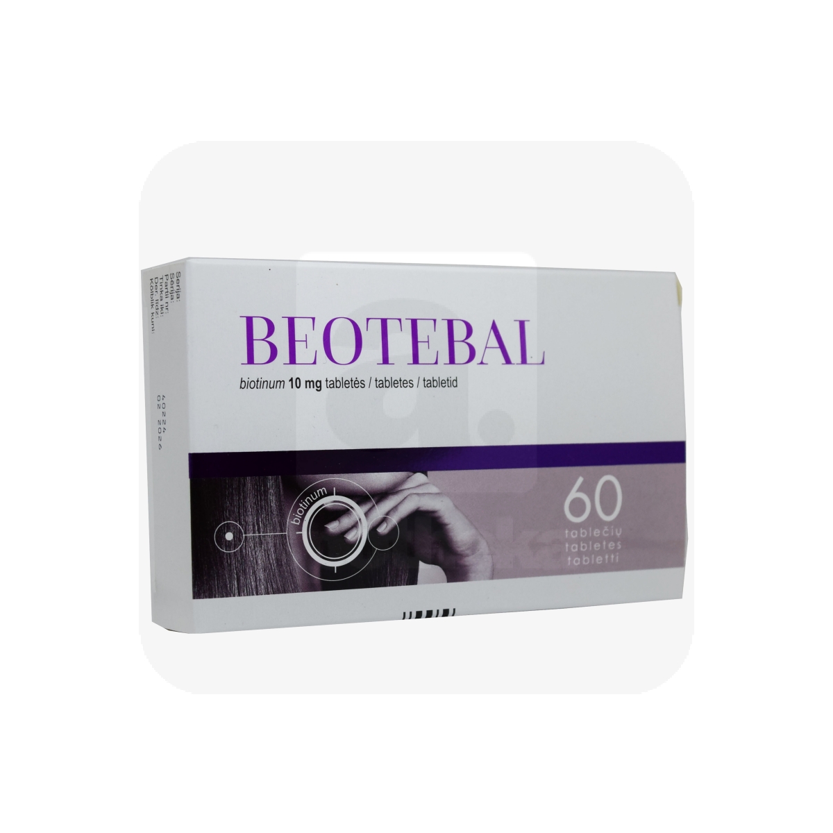 BEOTEBAL TBL 10MG N60 - Tootepilt