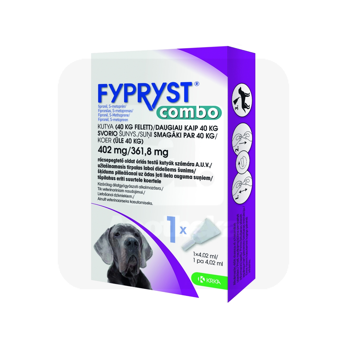 FYPRYST COMBO TÄPILAHUS 402+361,8MG/4,02ML N1 (>40KG) - Tootepilt