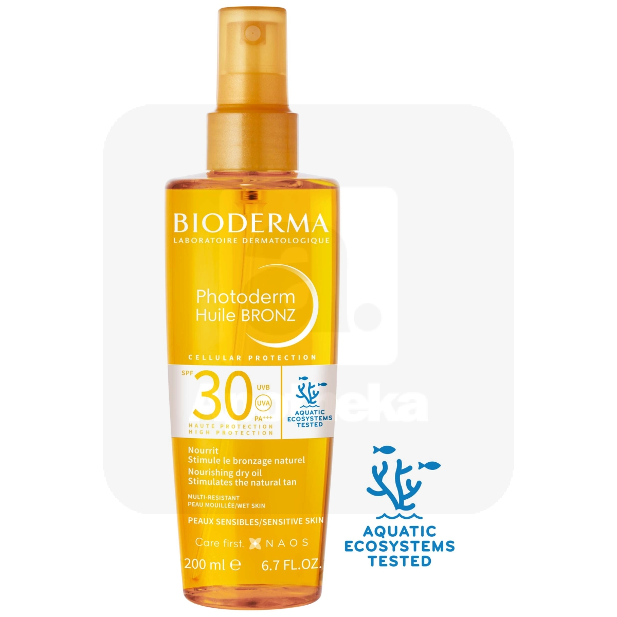 BIODERMA PHOTODERM HUILEBRONZ PÄEVITUSÕLI SPREI SPF30 200ML - Tootepilt