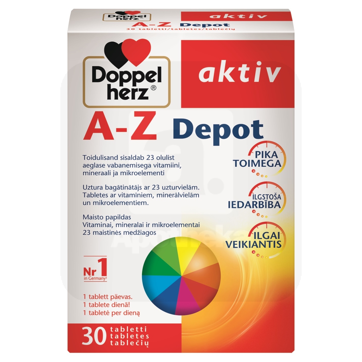 DOPPELHERZ AKTIV A-Z DEPOOTBL N30 - Tootepilt