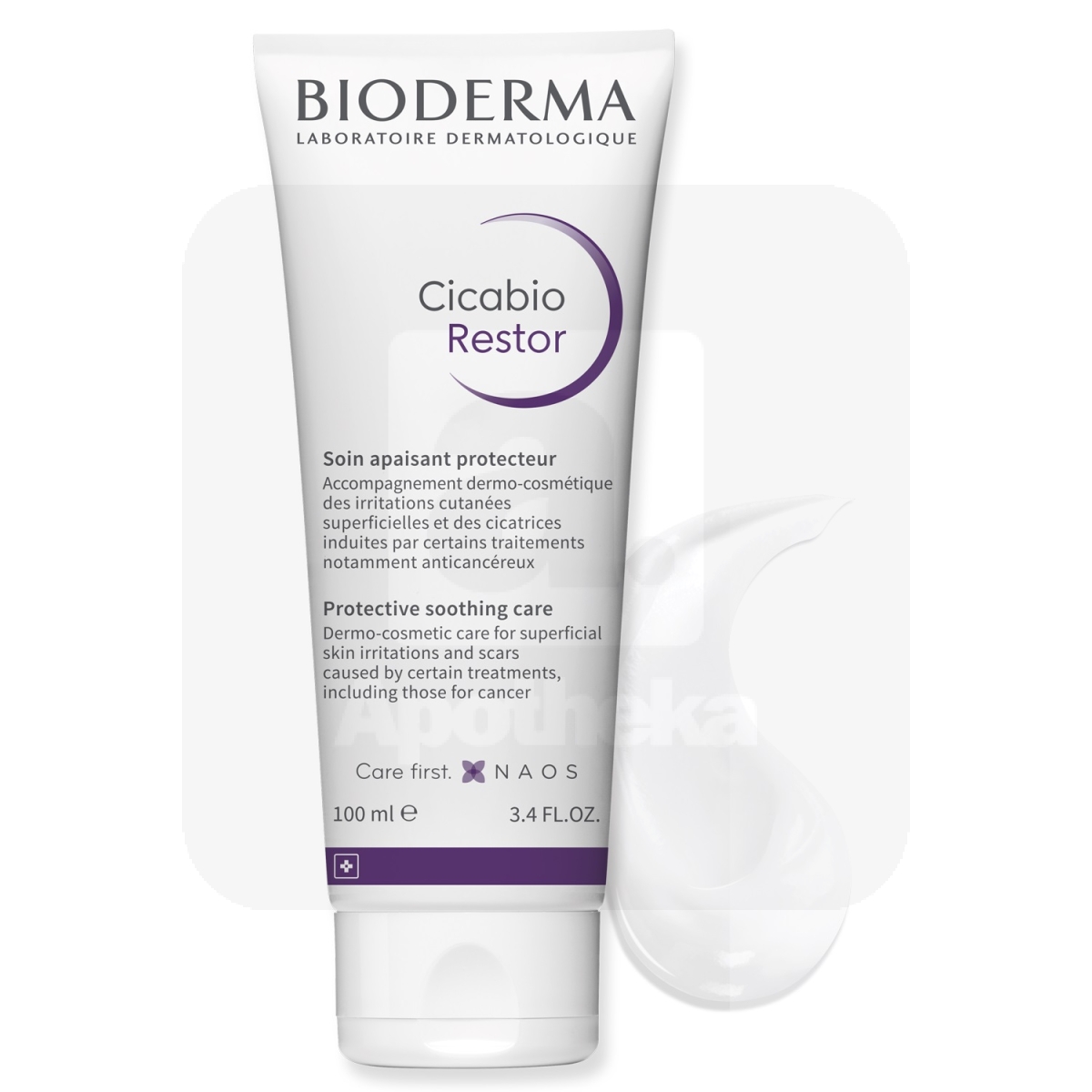 BIODERMA CICABIO RESTOR KREEM KAITSEV JA RAHUSTAV 100ML - Tootepilt