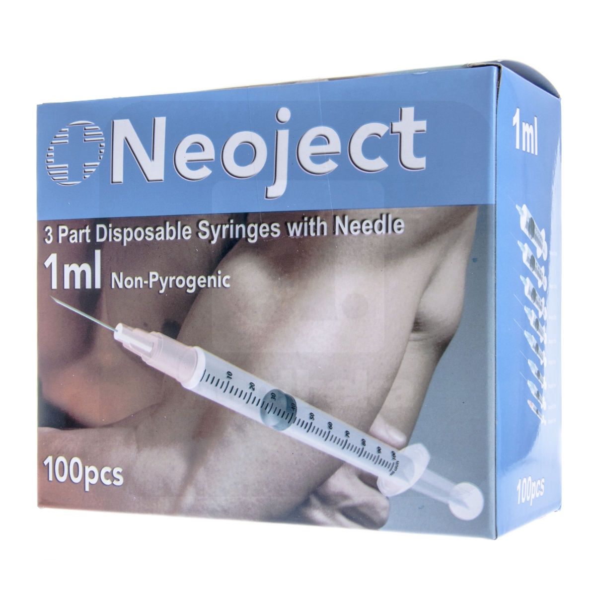 SÜSTAL NÕELAGA NEOJECT 1ML 3 OSALINE (27G) N100  /SLIP TIP/ - Tootepilt