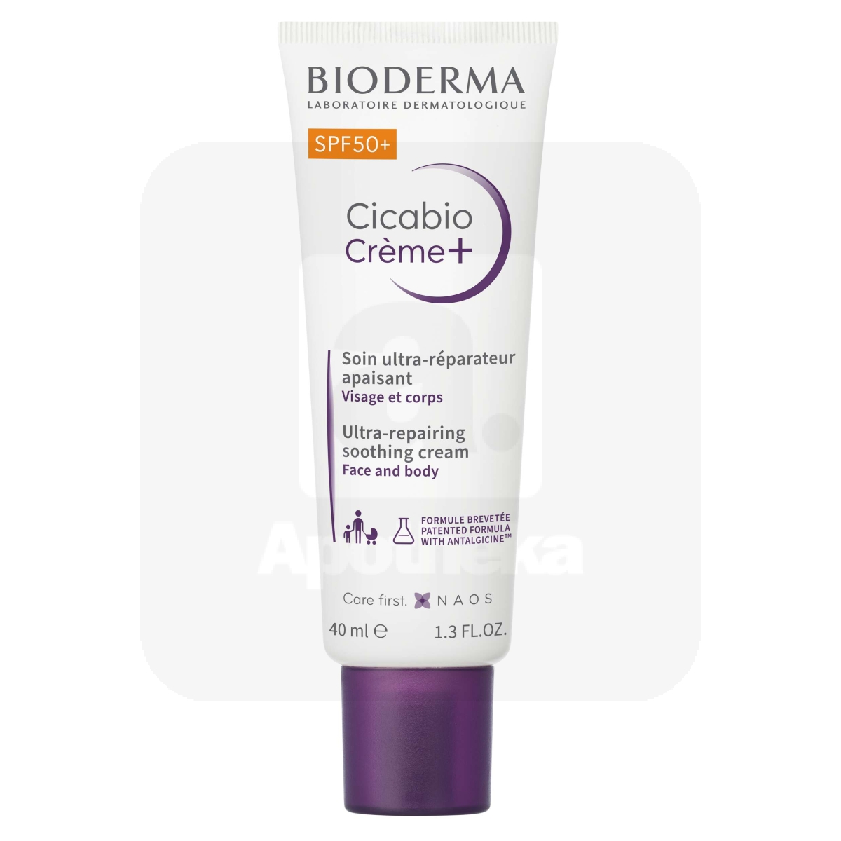 BIODERMA CICABIO CRÈME+ KREEM RAHUSTAV, TAASTAV SPF50+ 40ML - Tootepilt