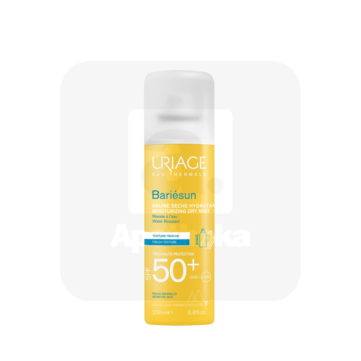 URIAGE BARIESUN PÄIKESEKAITSESPREI SPF50 200ML - Tootepilt