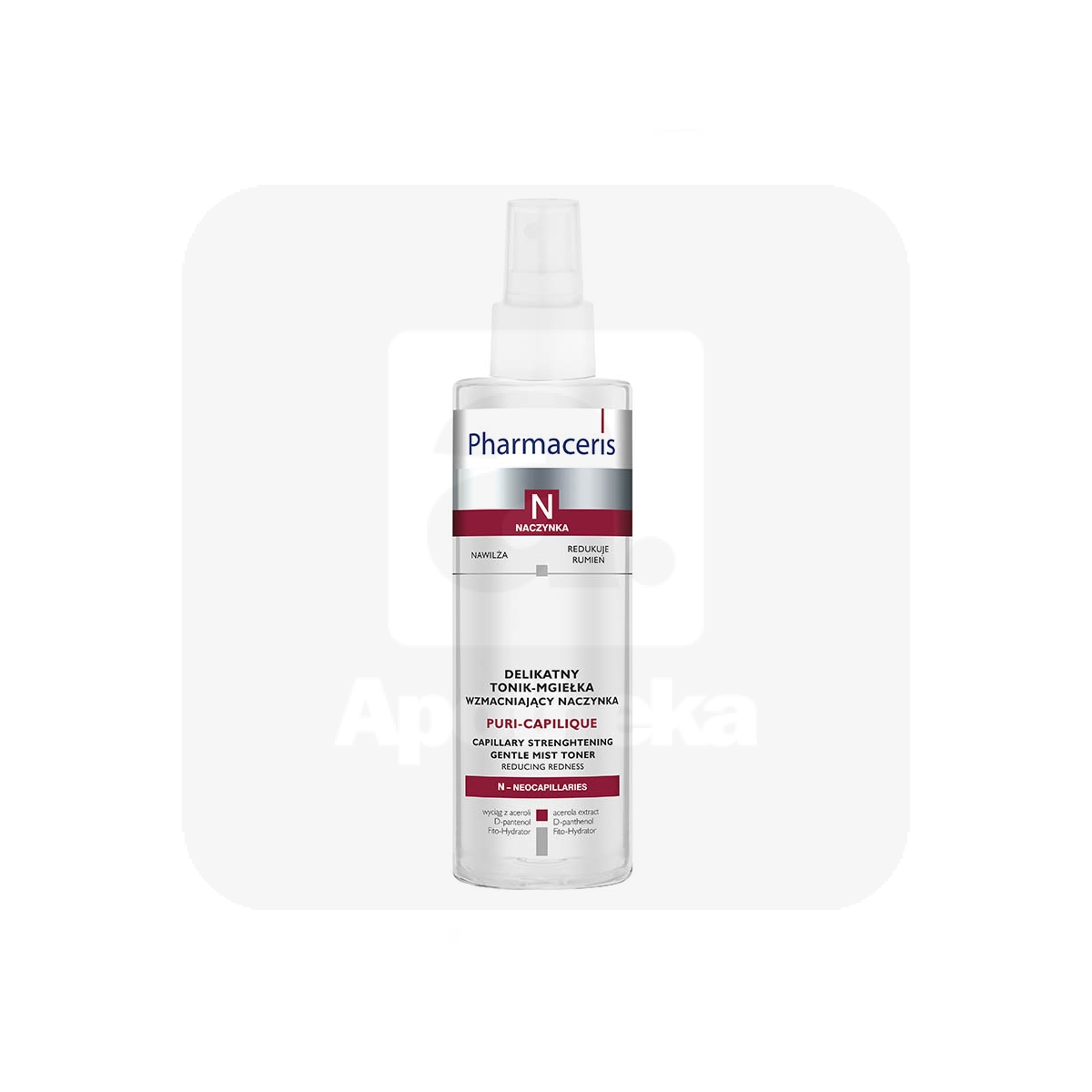 PHARMACERIS N PURI-CAPILIQUE TOONIK KAPILLAARE TUGEVD. 200ML - Tootepilt