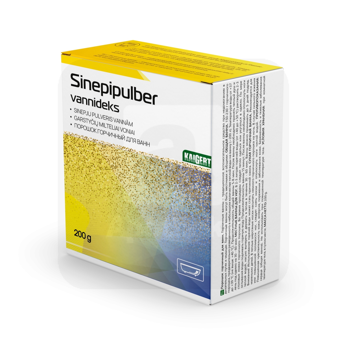 SINEPIPULBER VANNIDE JAOKS 200G - Tootepilt