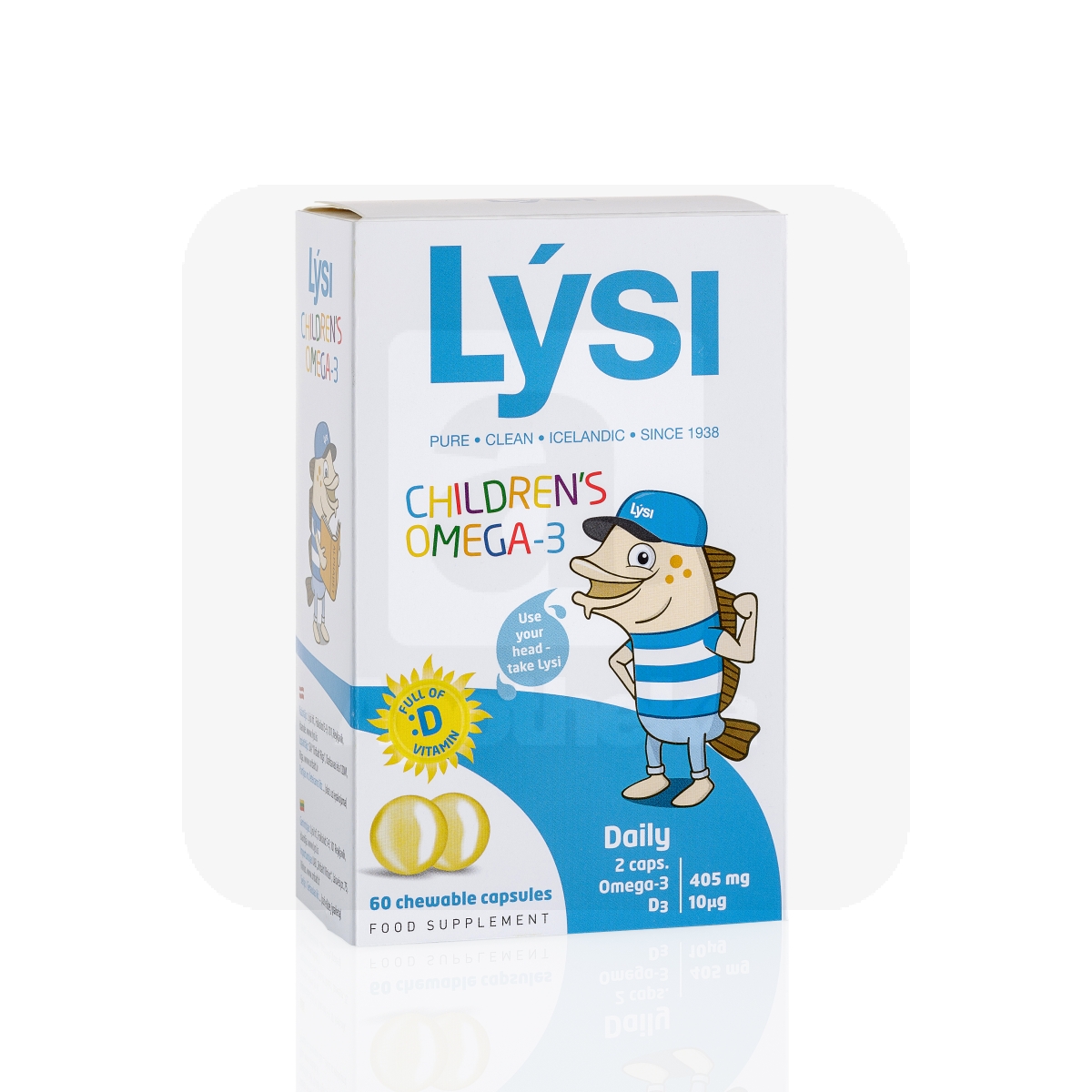 LYSI OMEGA-3 CHILDREN`S NÄRIMISKAPSLID N60