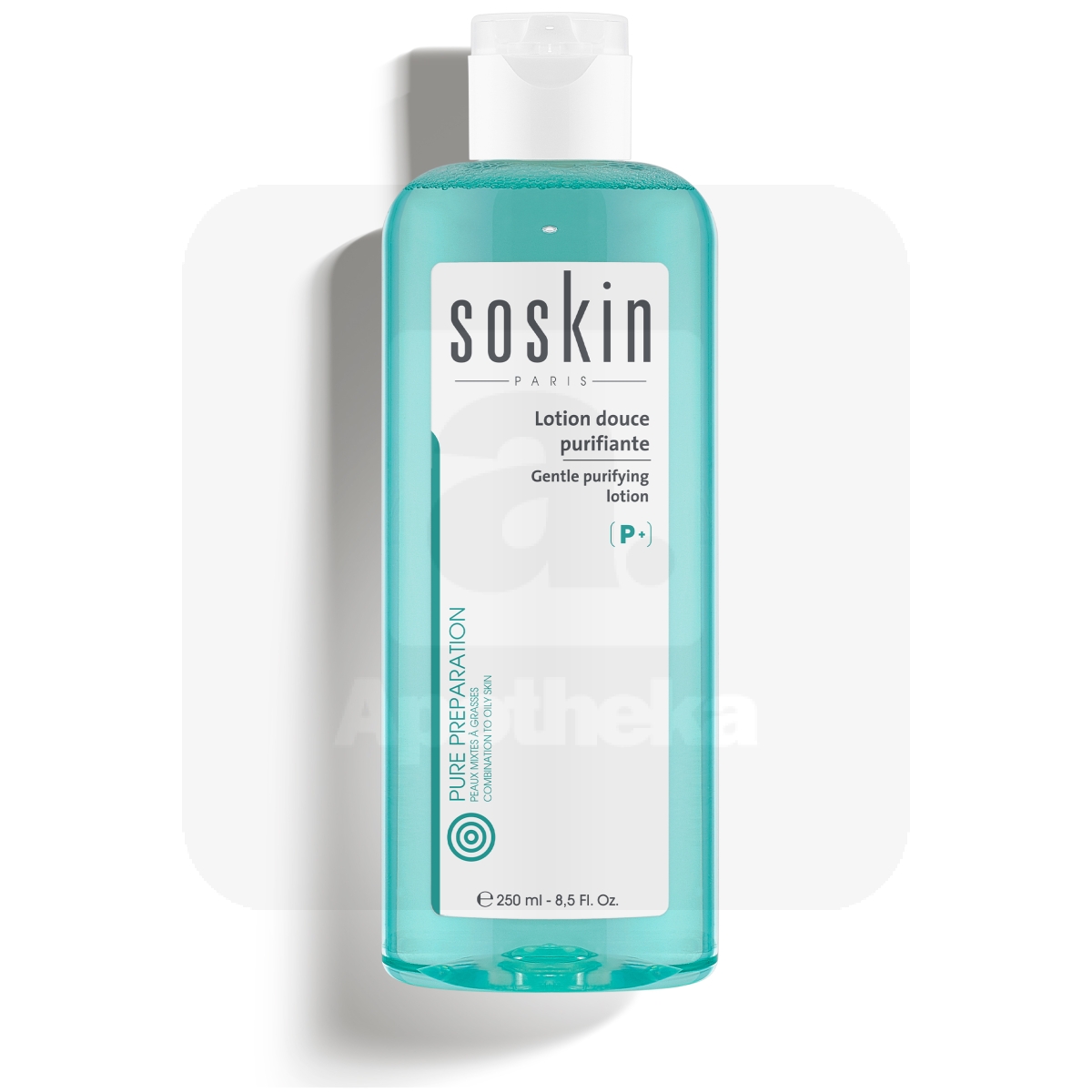 SOSKIN PARIS PUHASTUSLOSJOON RASUSELE JA KOMB.NAHALE 250ML - Tootepilt