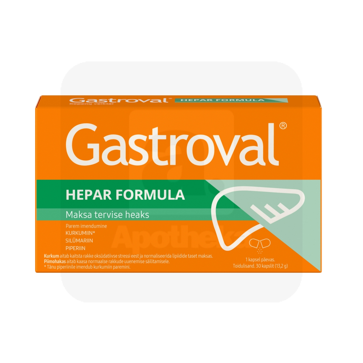 GASTROVAL HEPAR FORMULA KAPSLID N30 - Tootepilt 1