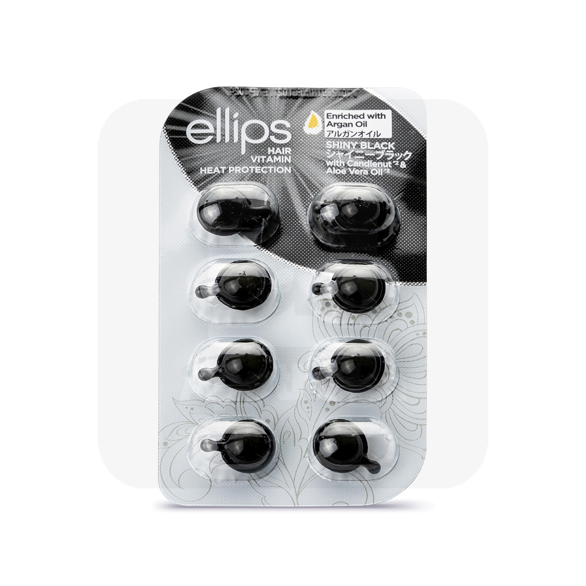 ELLIPS SHINY BLACK JUUSKEVITAMIINID PEALEMÄÄRITAVAD 1ML N8