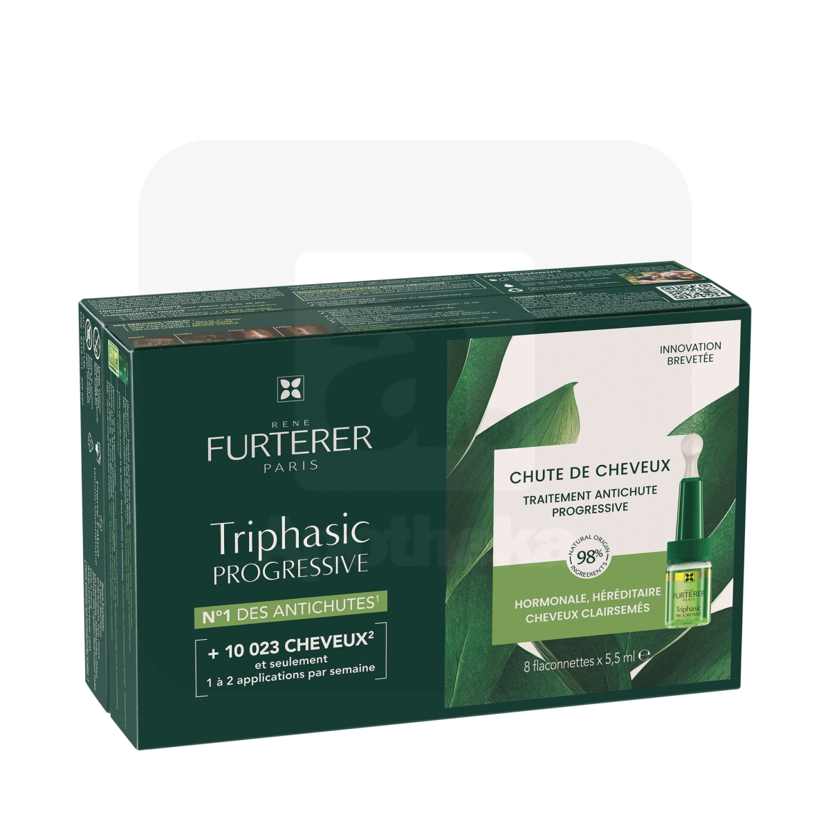 RENE FURTERER TRIPHASIC JUUKSEAMPULLID PROGRESSIVE 5,5ML N8 UUS - Tootepilt