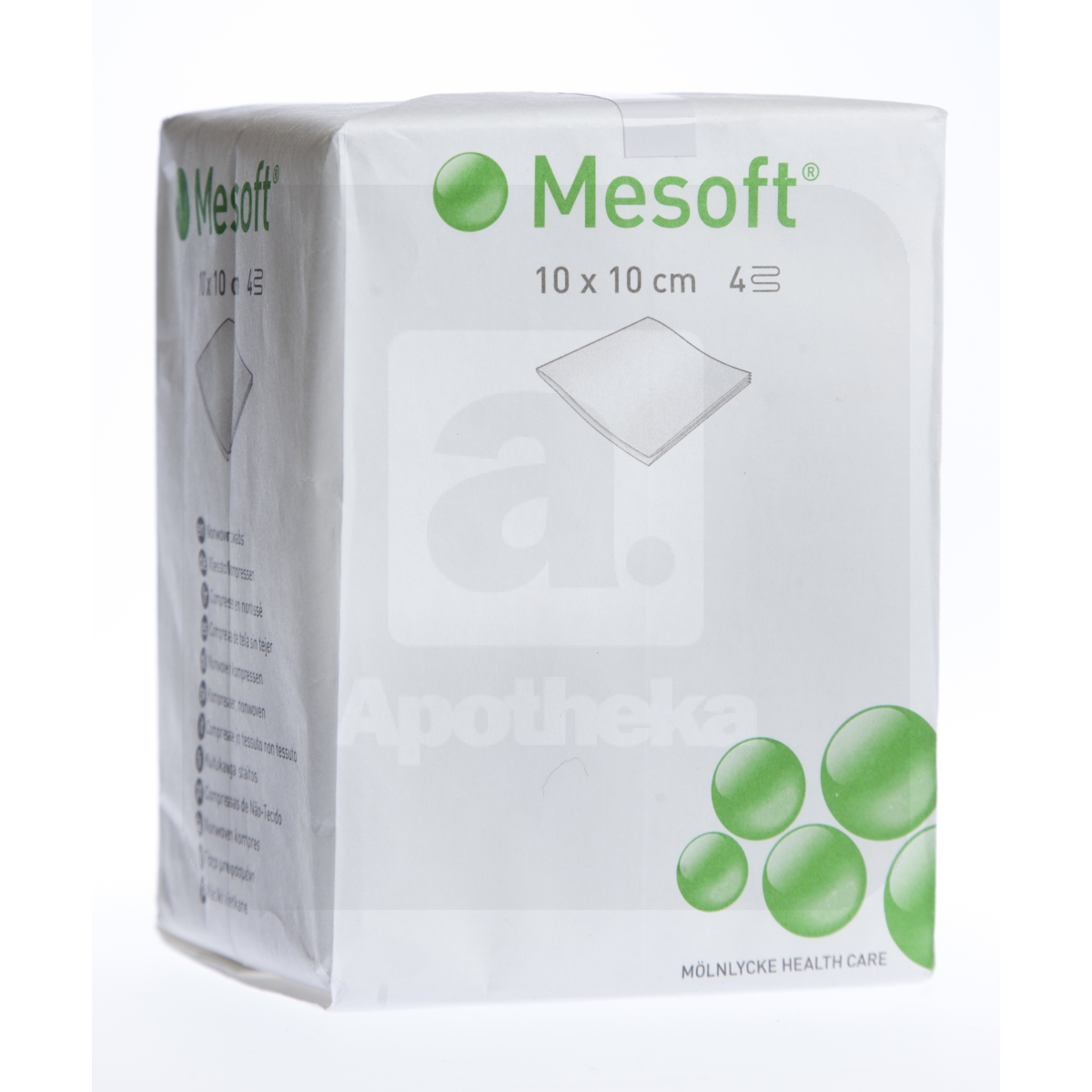 MESOFT TAMPOONID MITTESTER 10X10CM N100 - Tootepilt