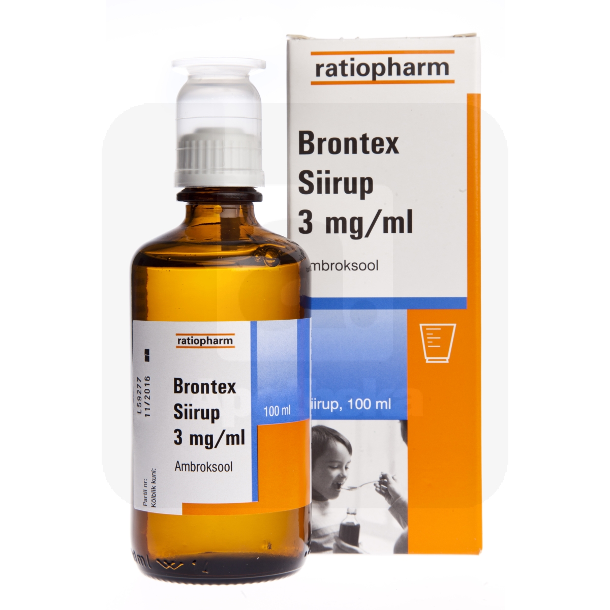 BRONTEX SIIRUP 3MG/ML 100ML