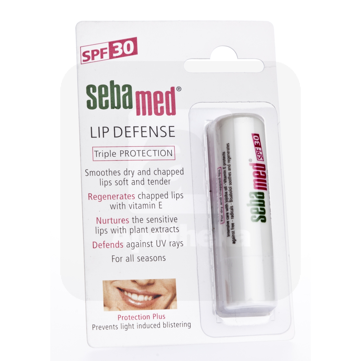 SEBAMED HUULEPALSAM VITAMIN E SPF30 4,8G - Tootepilt