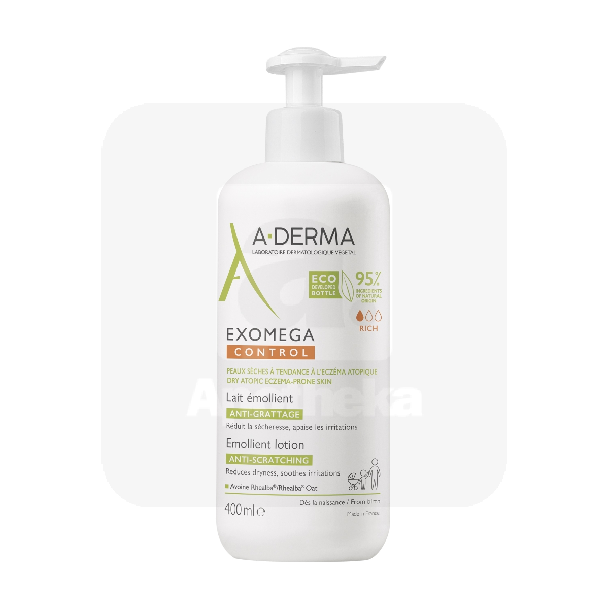 A-DERMA EXOMEGA CONTROL IHUPIIM ATOOPILISELE NAHALE 400ML