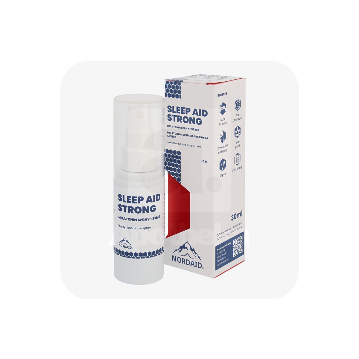 NORDAID SLEEP AID STRONG MELATONIIN 1,95MG 30ML UUS - Tootepilt