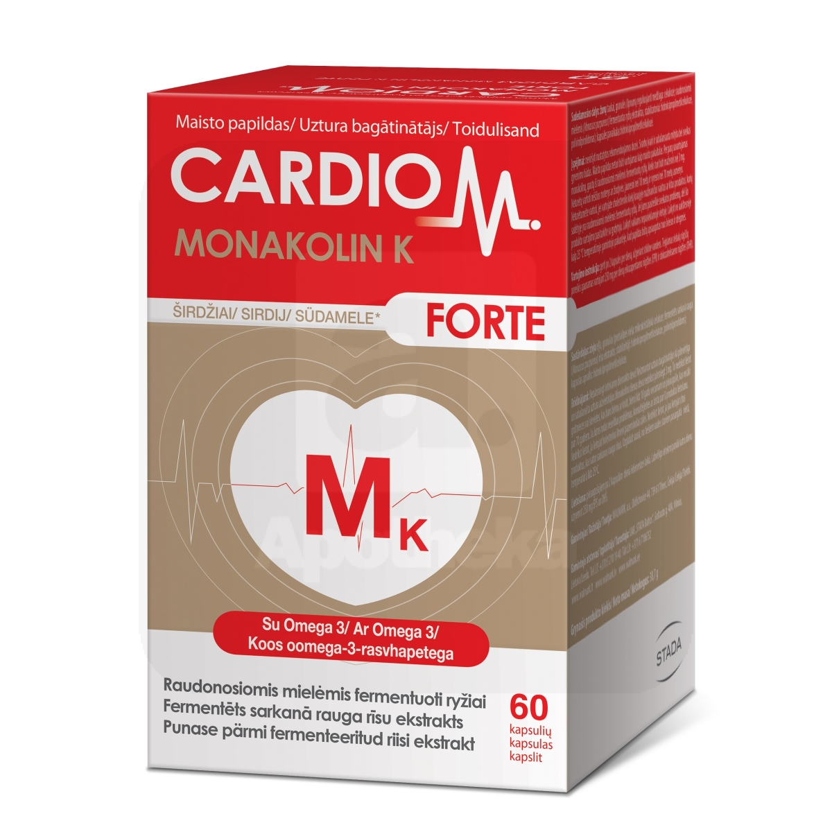 CARDIOM MONOKOLIN K FORTE KAPSLID N60 - Tootepilt