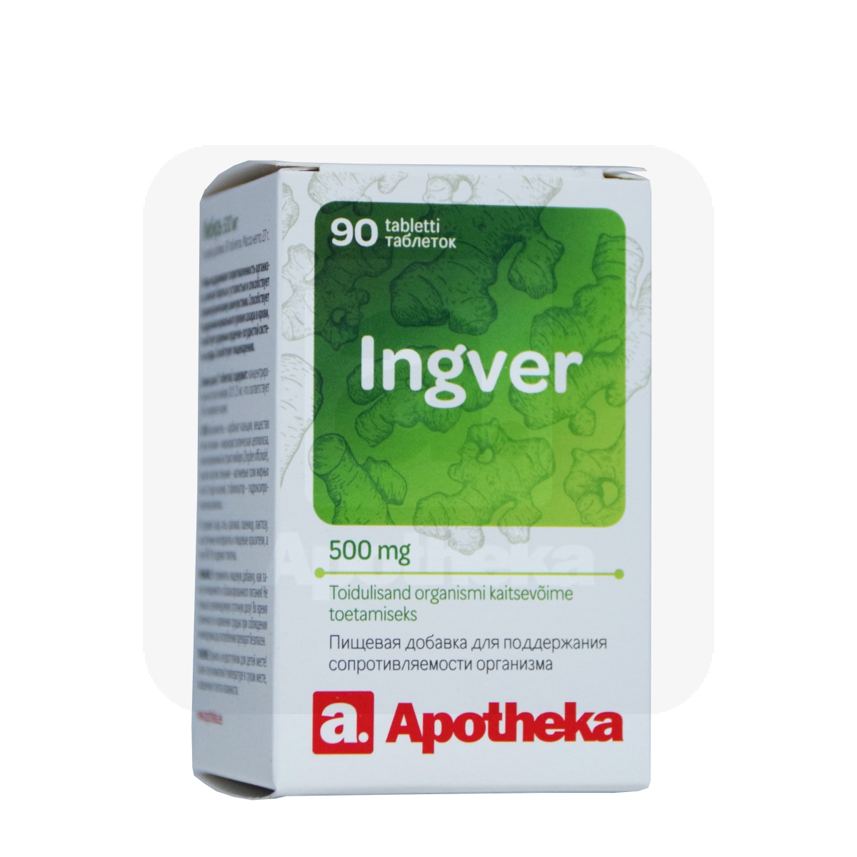 A. INGVER TBL 500MG N90