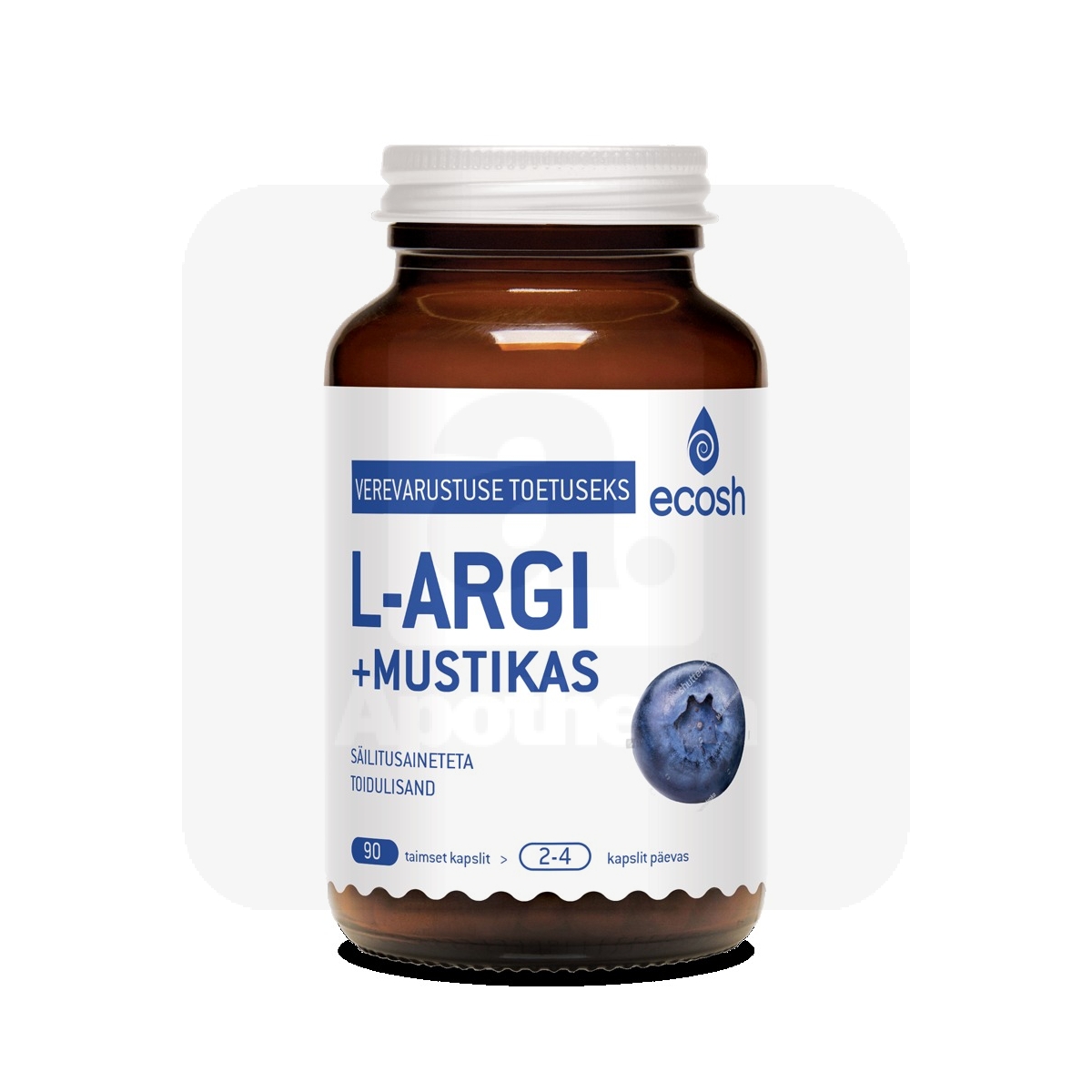 ECOSH L-ARGI+MUSTIKAS KAPSLID N90 - Tootepilt