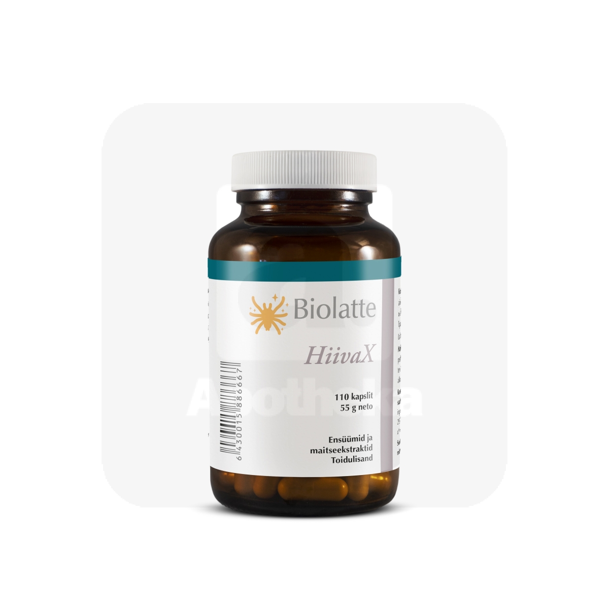 BIOLATTE HIIVAX KAPSLID N110 - Tootepilt