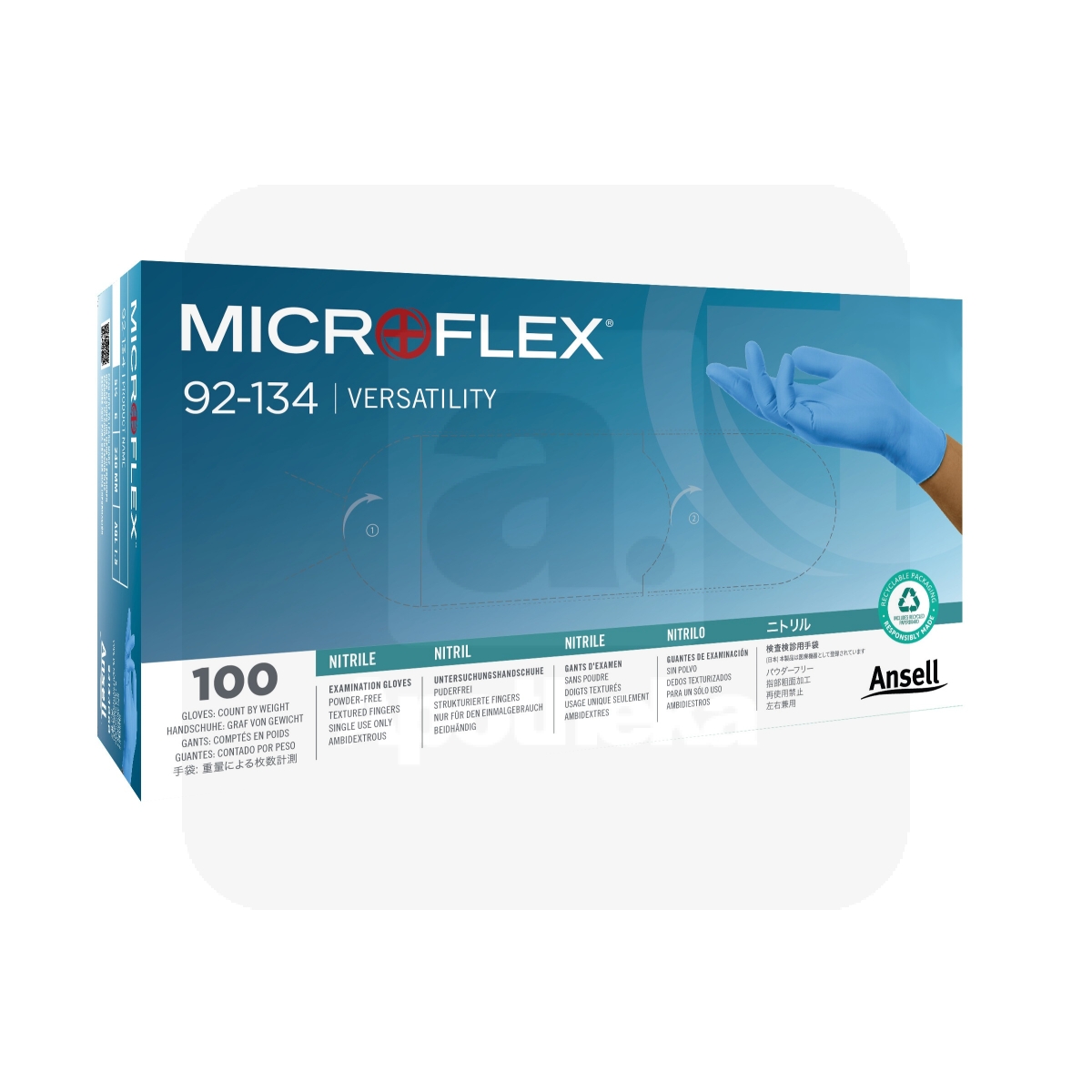 KINDAD MICROFLEX 92-134 S N100 - Tootepilt