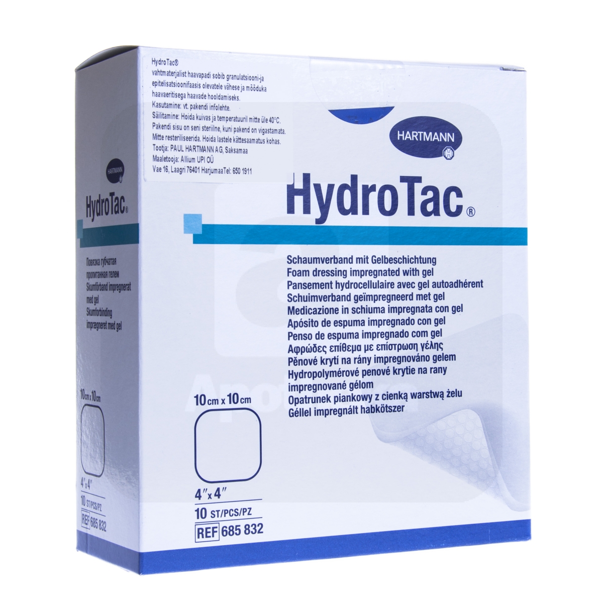 HYDROTAC HAAVASIDE 10X10CM N10