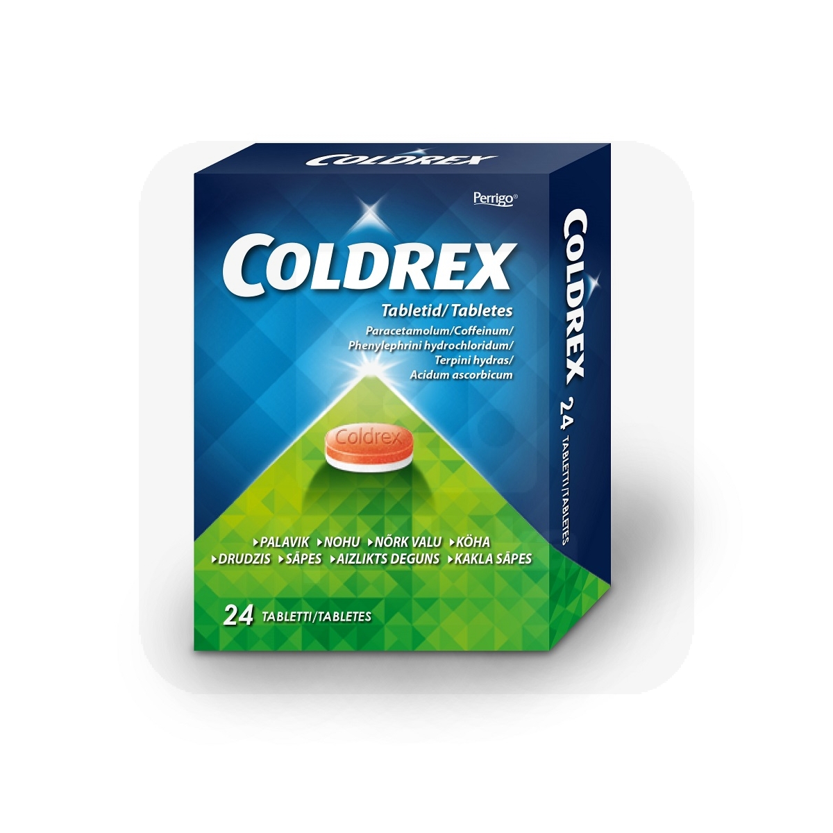 COLDREX TBL 500MG+5MG+20MG+30MG+25MG N24