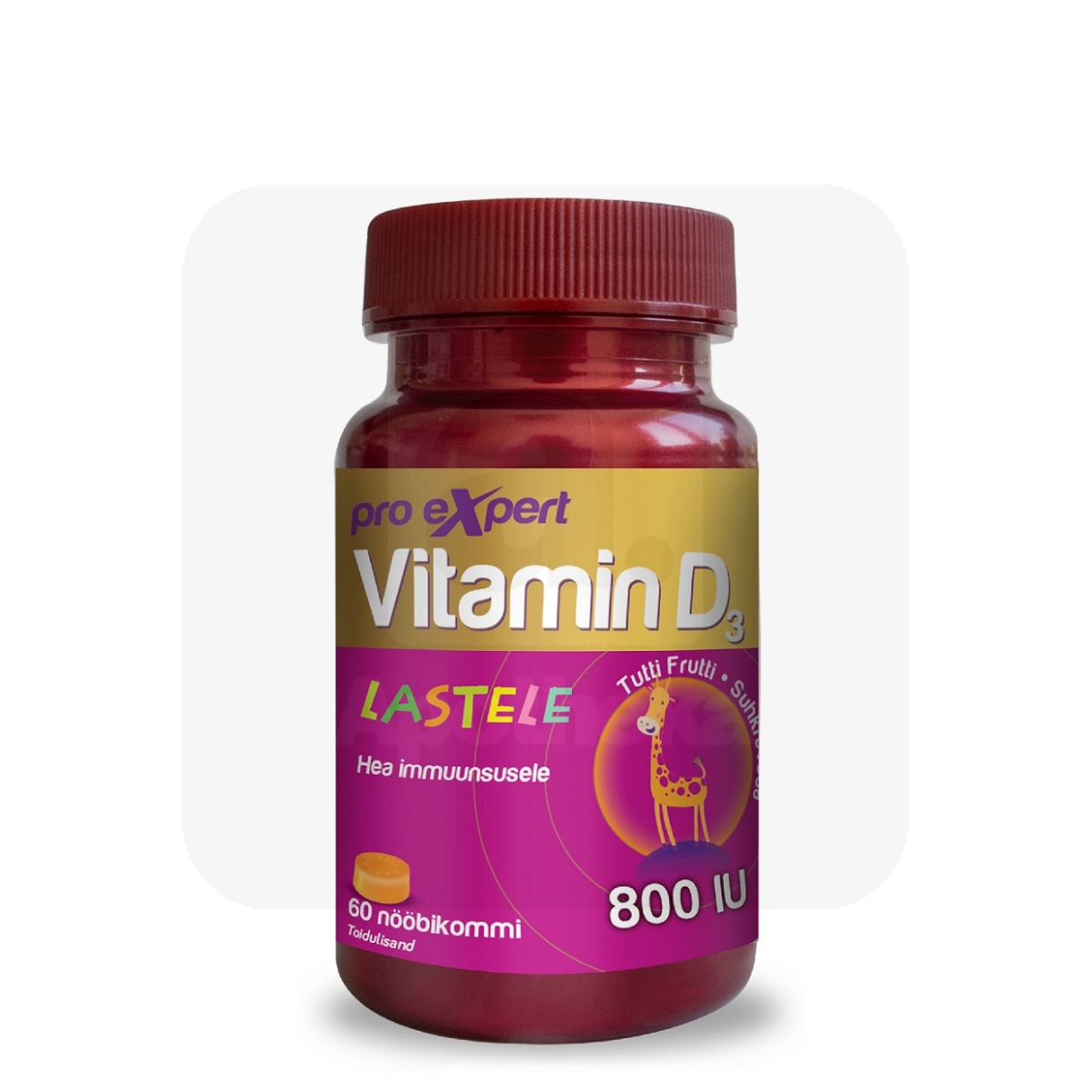 VITAMIN D3 PRO EXPERT 800IU NÖÖBIKOMMID N60 - Tootepilt