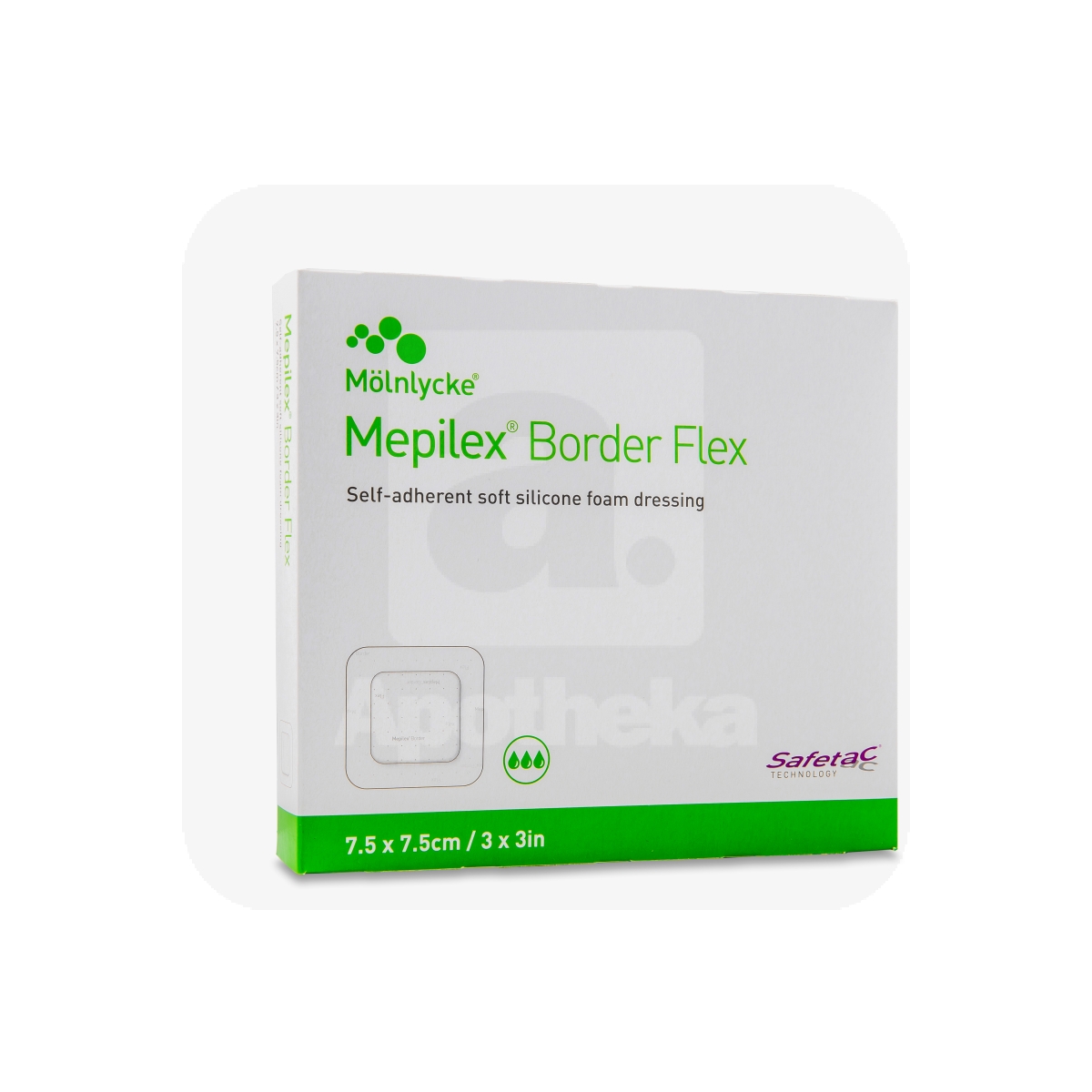 MEPILEX BORDER FLEX 7,5X7,5CM N5 STER - Tootepilt