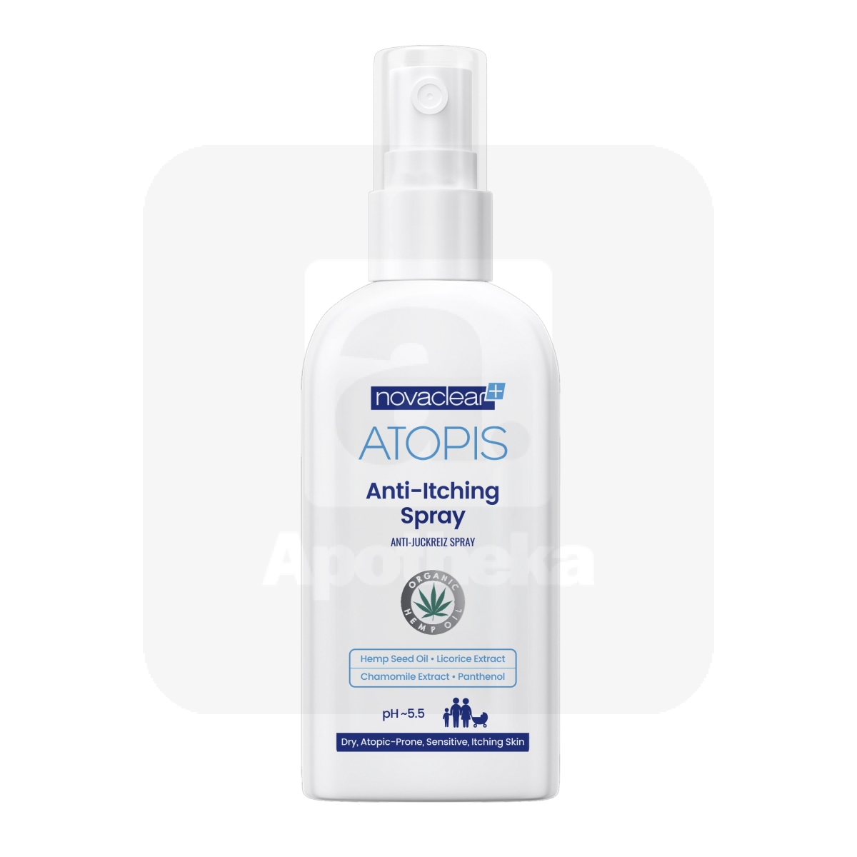 NOVACLEAR ATOPIS SÜGELUSVASTANE SPREI 100ML