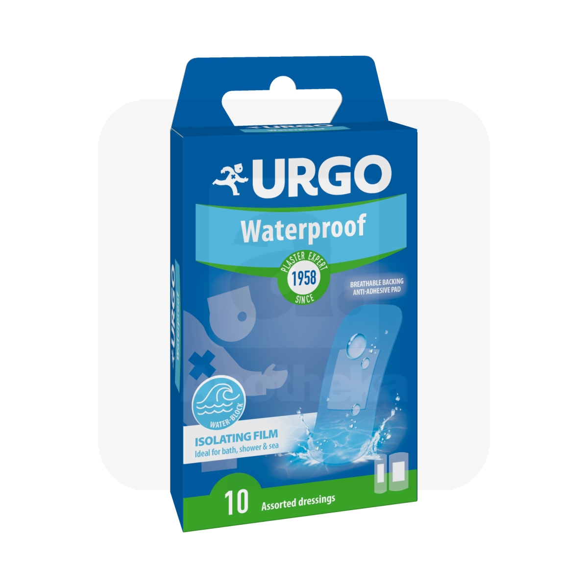 URGO PLAASTER WATERPROOF N10 (2 SUURUST) - Tootepilt