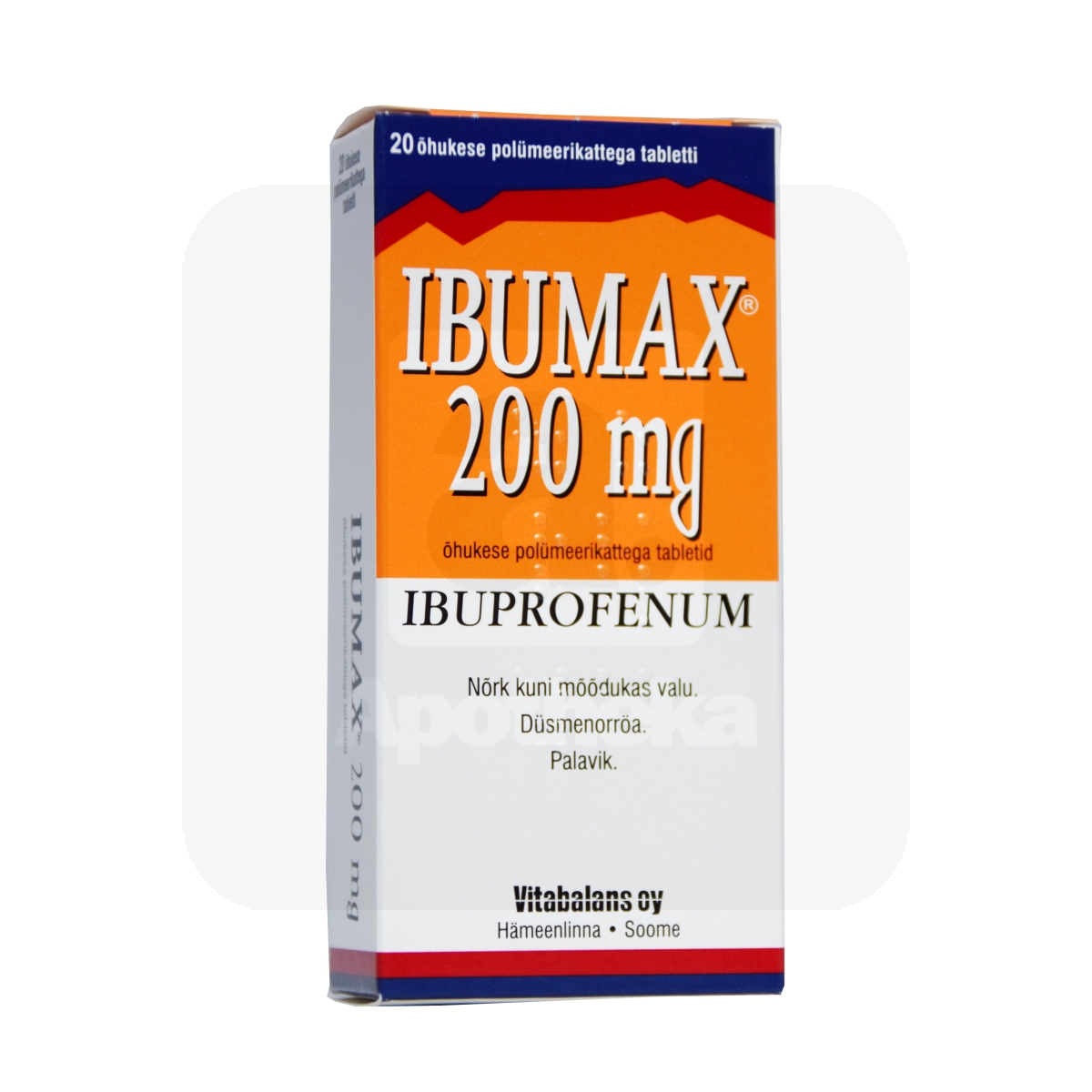 IBUMAX TBL 200MG N20 - Tootepilt