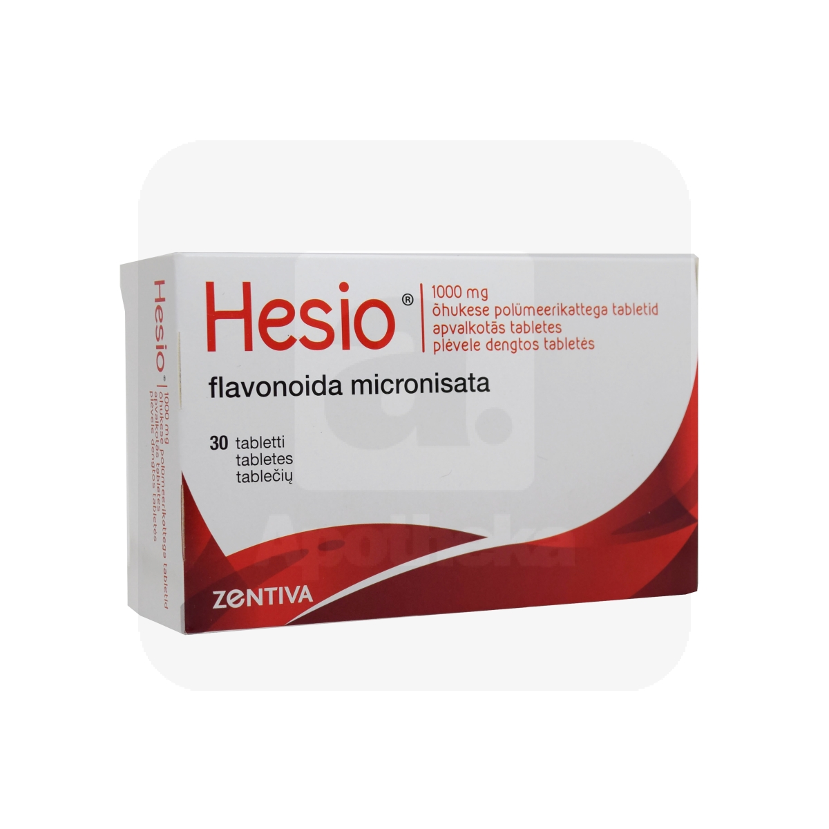 HESIO KATTEGA TBL 900MG+100MG N30