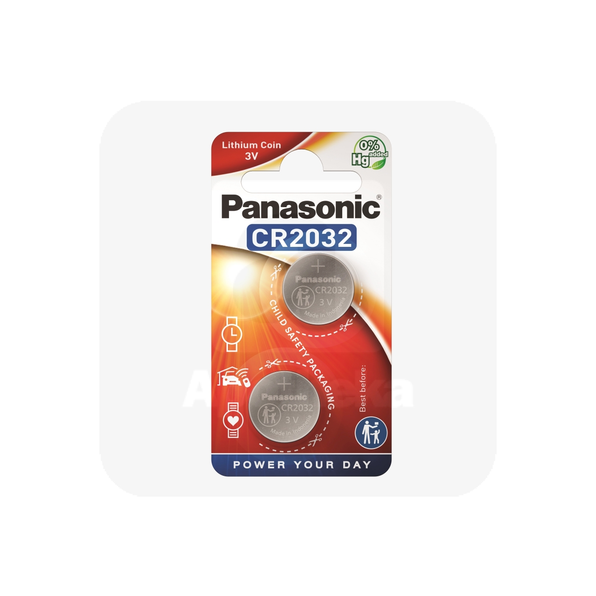 PANASONIC PATAREI CR2032 N2 - Tootepilt