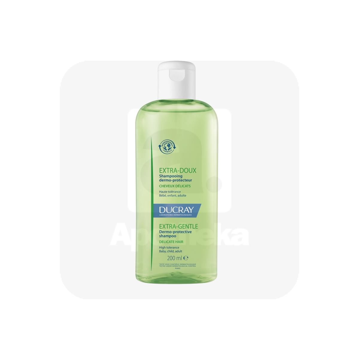 DUCRAY EXTRA-GENTLE SHAMPOON ERITI ÕRN 200ML - Tootepilt