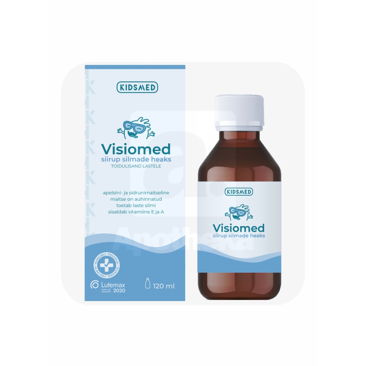 KIDSMED VISIOMED SIIRUP SILMADE HEAKS 120ML - Tootepilt