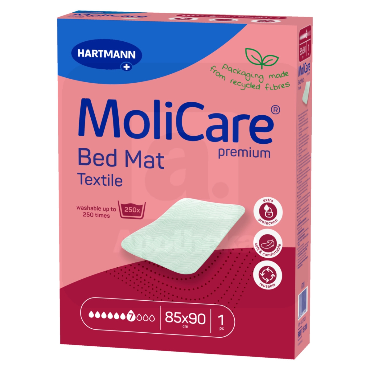 MOLICARE BED MAT TEXTILE 85X90CM N1 - Tootepilt