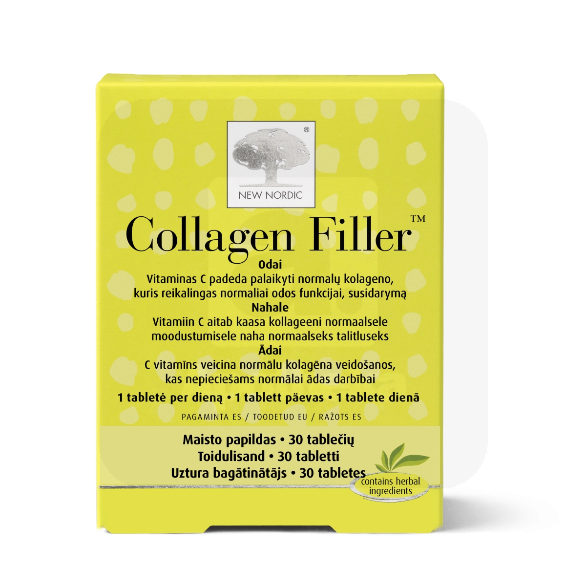 NEW NORDIC COLLAGEN FILLER TBL N30 - Tootepilt