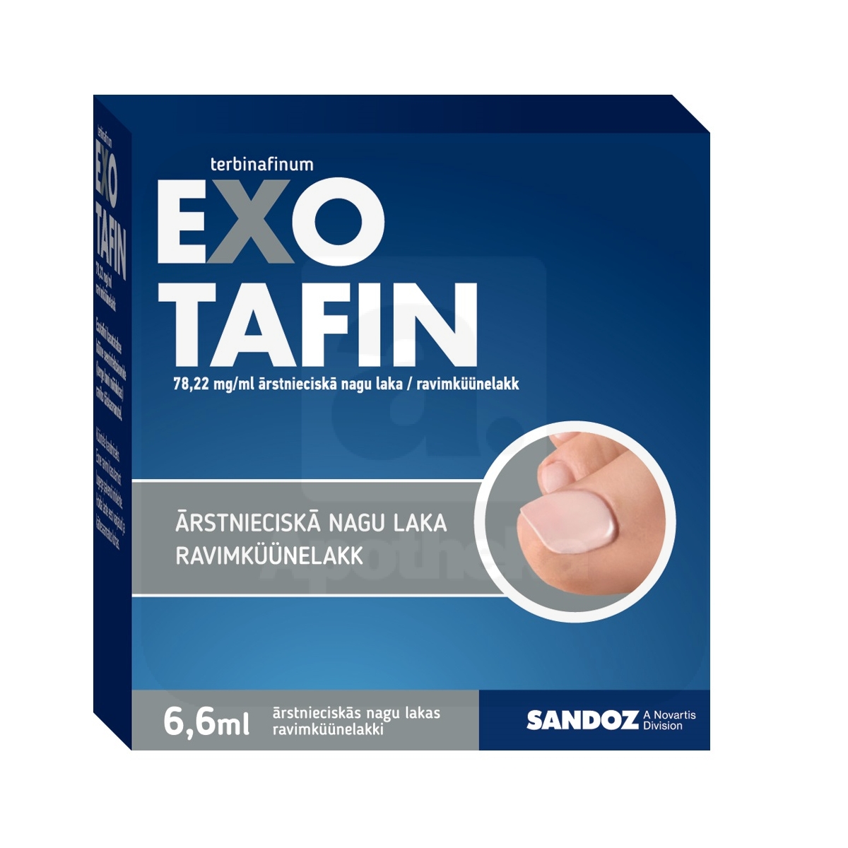 EXOTAFIN RAVIMKÜÜNELAKK 78,22MG/ML 6,6ML N1 - Tootepilt