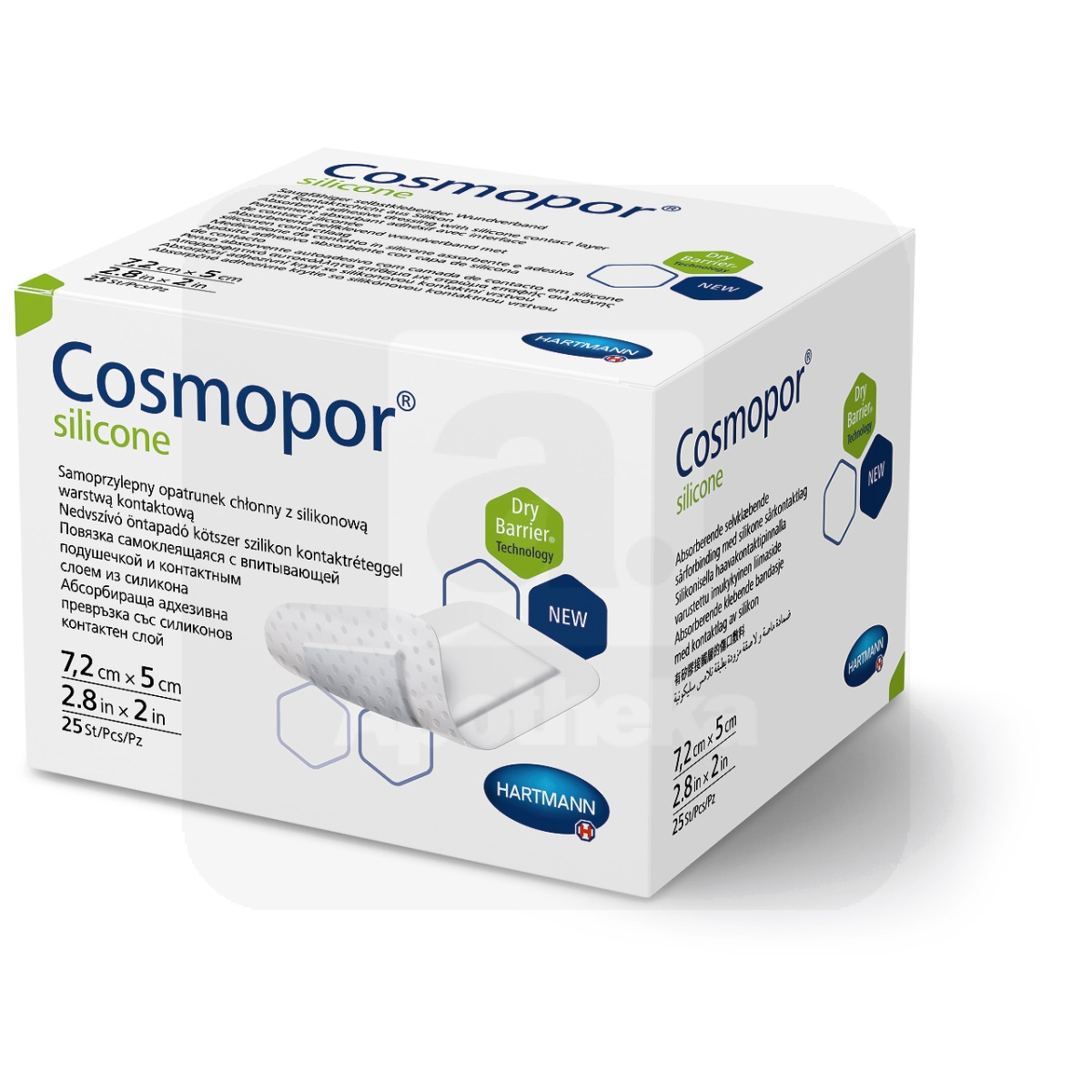 COSMOPOR SILICONE 7,2CMX5CM N25 - Tootepilt