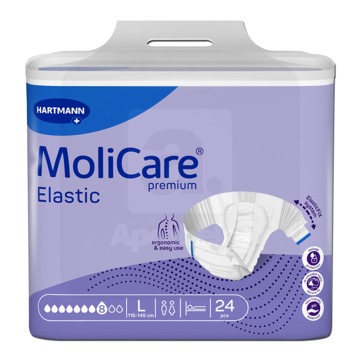 MOLICARE ELASTIC 8 TILKA L N24 - Tootepilt