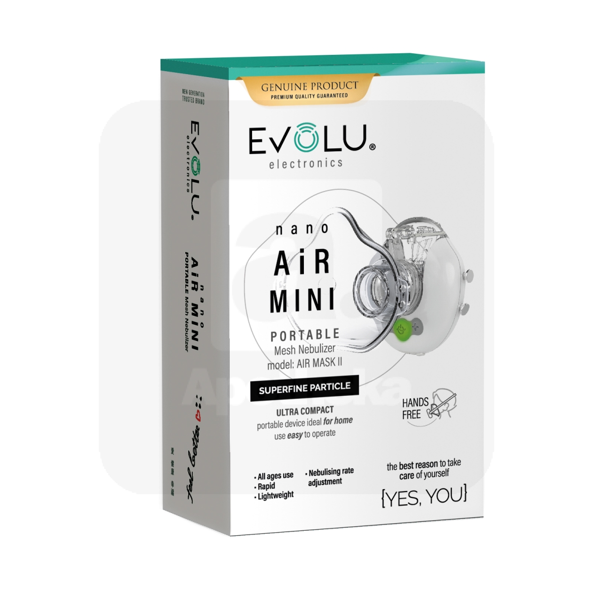 INHALAATOR EVOLU NANO AIR MINI - Tootepilt