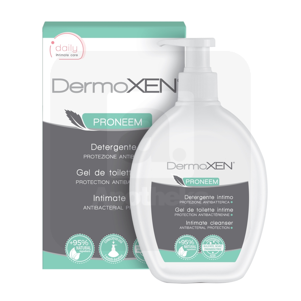 DERMOXEN PRONEEM INTIIMPESUGEEL ANTIBAKTERIAALNE 200ML - Tootepilt