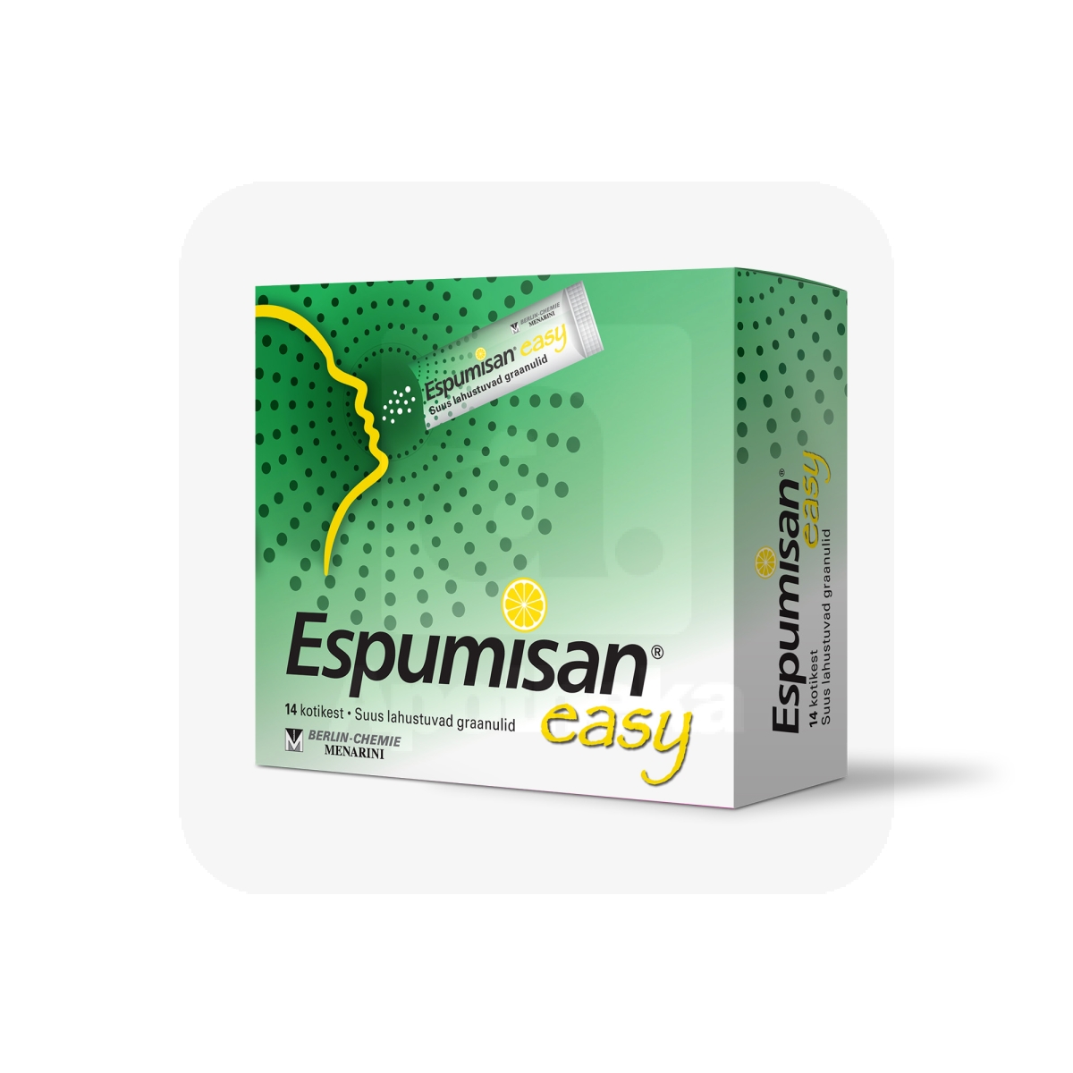 ESPUMISAN EASY SUUS LAH GRAANULID 125MG N14