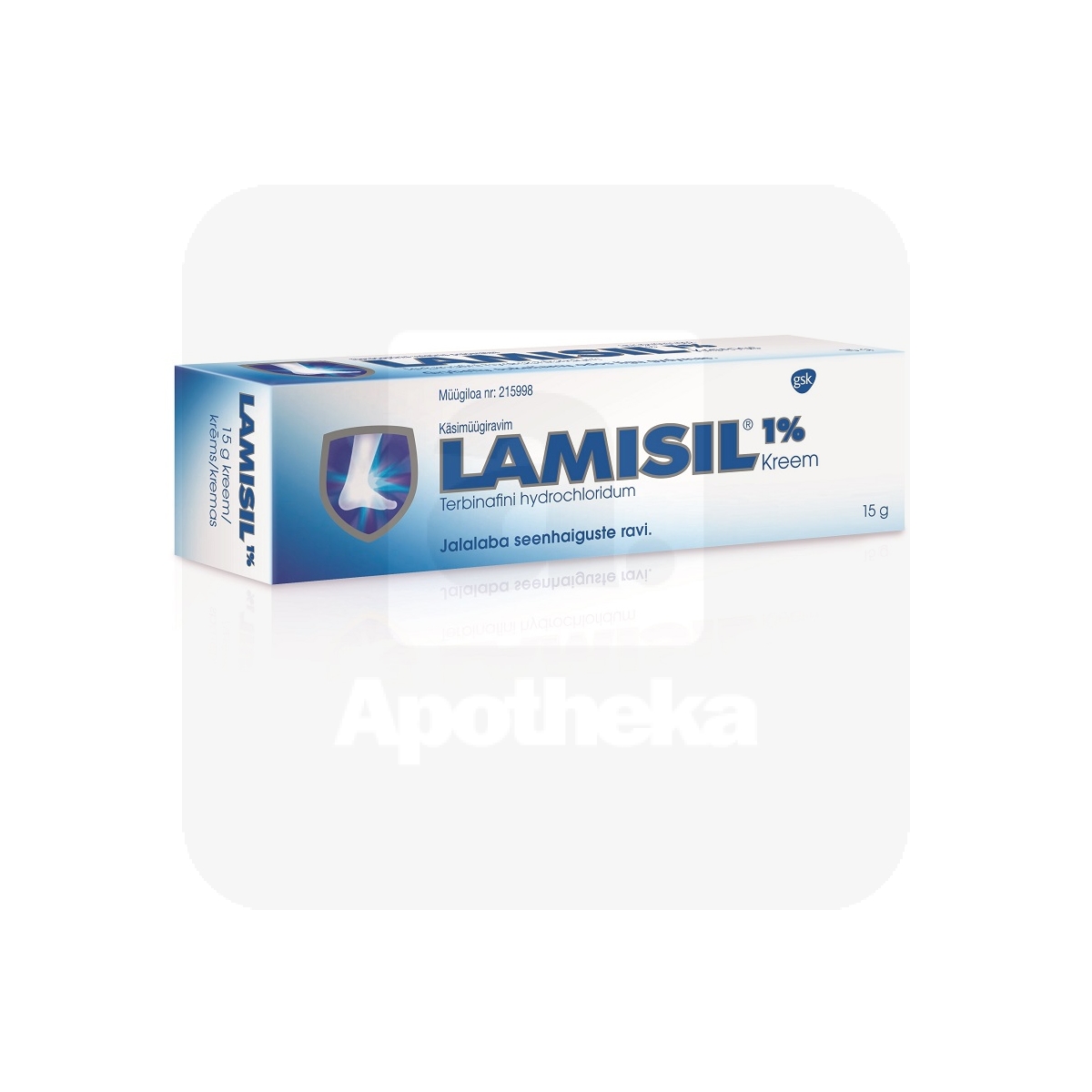 LAMISIL KREEM 10MG/G 15G - Tootepilt